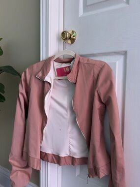 Women’s Dusty Rose Zip-Front Jacket
